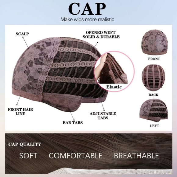 Synthetic High Temp DIY with cap styling Wig - Picture 3 of 8